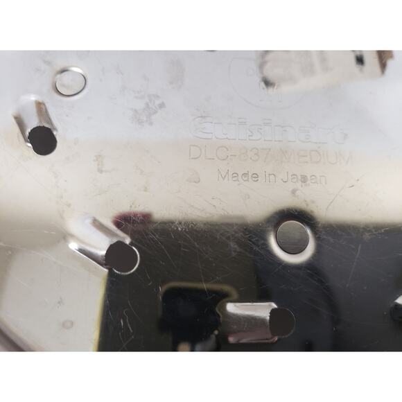 Cuisinart DLC-883 Food Processor Custom Disc Set Three For DLC-8/10 Series Japan - Picture 9 of 11